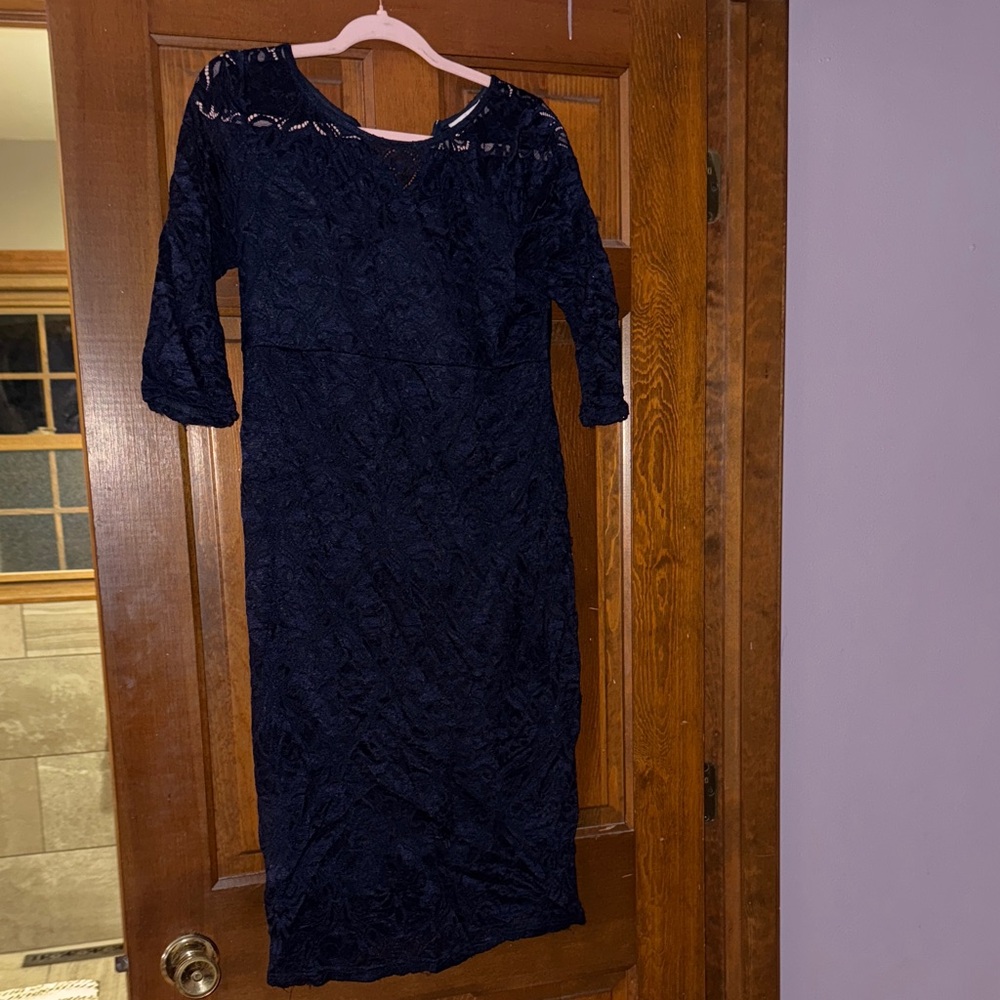 Elegant Black Lace Dress